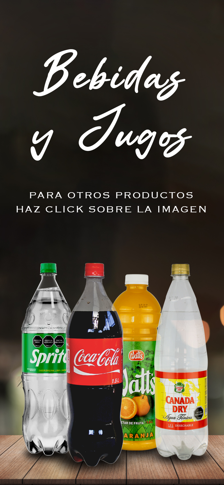 Bebidas y jugos